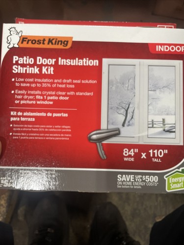 Patio door insulation shrink - patio,