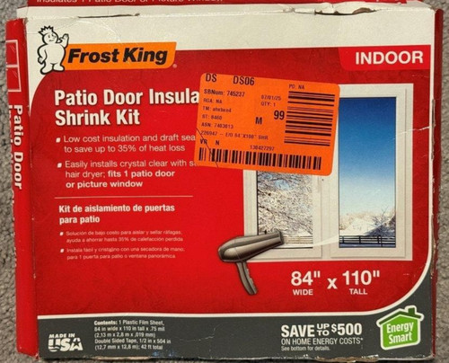 Frost king patio door - frost,