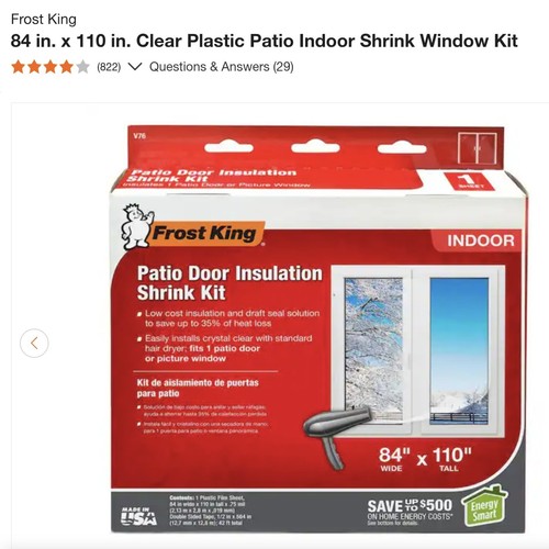 2packs frost king - king, patio